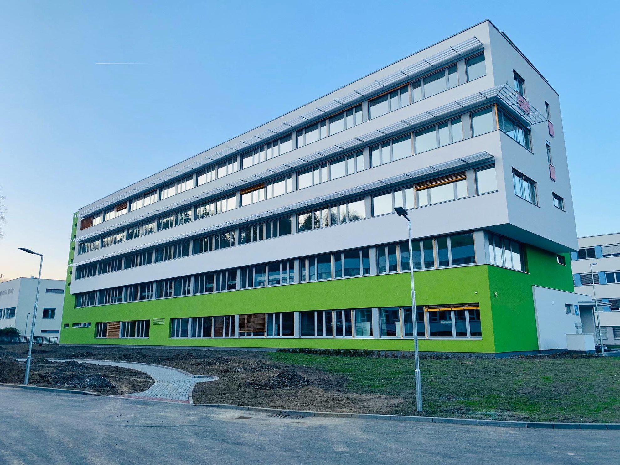 Postavební úklid nové nemocniční budovy ve Vsetíně